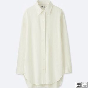 Uniqlo U Drapy Twill Long Sleeve Tunic